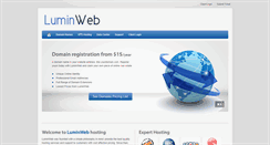 Desktop Screenshot of luminweb.com